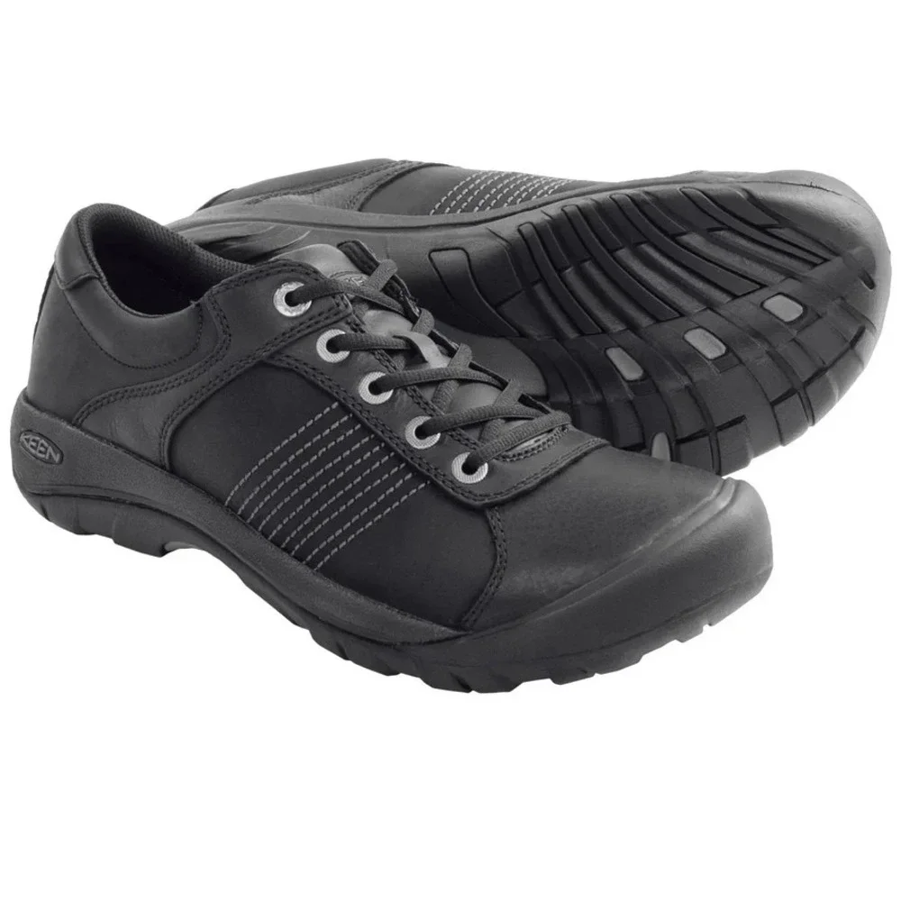Keen Finley Mens Black Lace Up Shoes Outdoors Sz 10 M